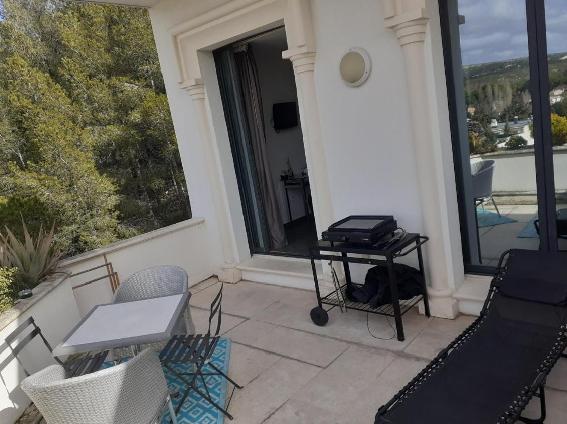 Grand Studio Terrasse De Standing, Pleine Vue Village Et Mer Carry-le-Rouet Exterior photo